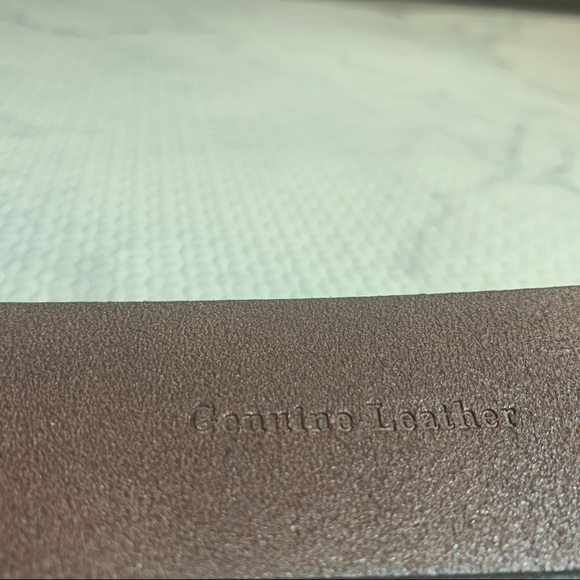 New James Campbell Genuine Leather Belt Brown 42 - Picture 5 of 8